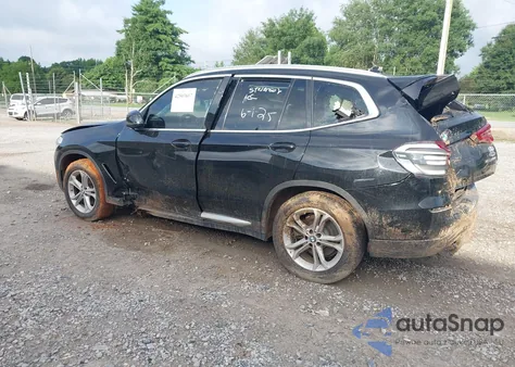 2020 BMW X3 xDrive30I z USA, uszkodzony, nr VIN 5UXTY5C09LLE58039